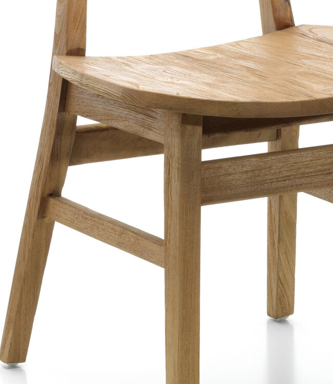 Bazar Bizar Antwerp De Nova Stoel - Naturel - H80 x B47 x D45 cm