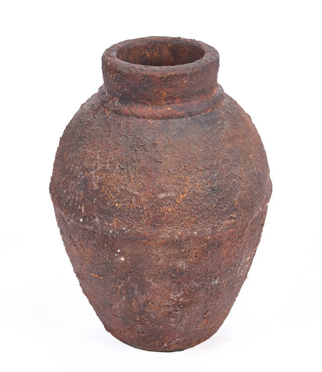 Bazar Bizar Antwerp De Amfoor Rustica Vaas - Bordeaux - M