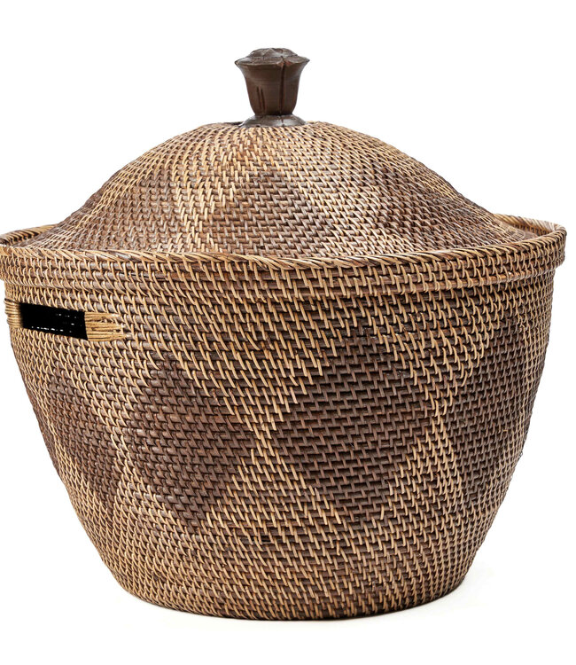 Bazar Bizar Antwerp De Opbergkroonmand - natuurlijk bruin