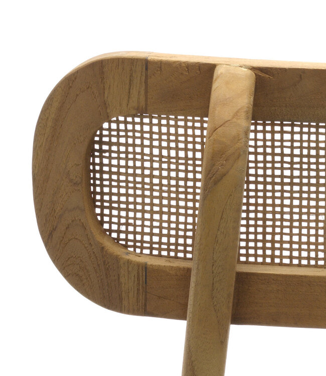 Bazar Bizar Antwerp De Nova Stoel - Naturel - H80 x B47 x D45 cm