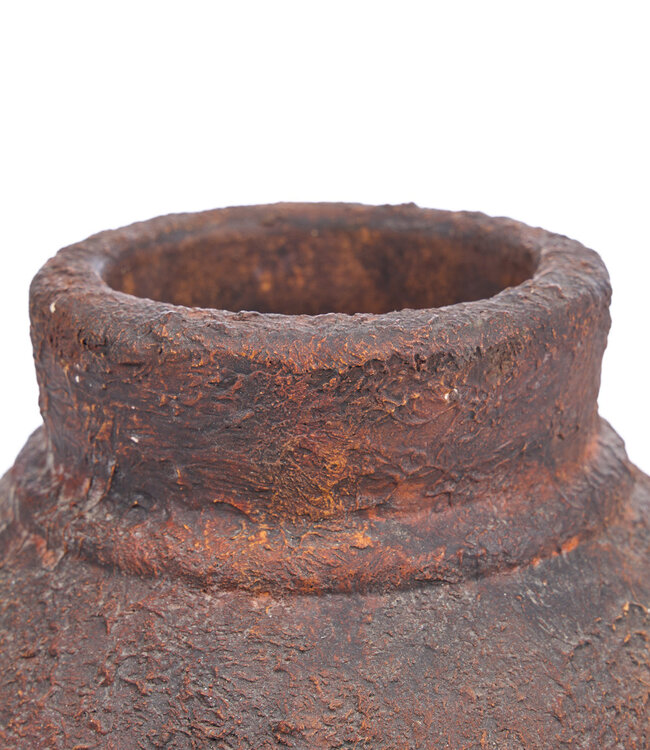 Bazar Bizar Antwerp De Amfoor Rustica Vaas - Bordeaux - M