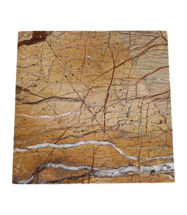 Raw Materials Amsterdam Seoel Marmeren Bijzettafel | Bizar | 35x35x50 cm