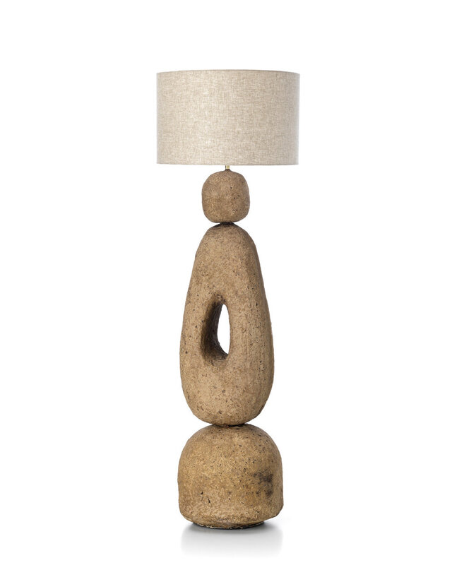 Bazar Bizar Antwerp De Lampatha Christie vloerlamp - modderkleur - XL