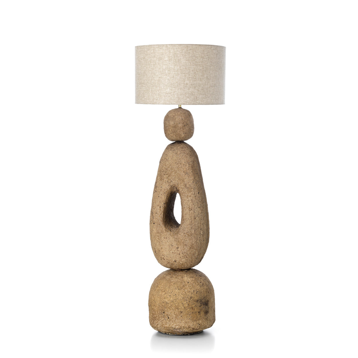 Bazar Bizar Antwerp De Lampatha Christie vloerlamp - modderkleur - XL