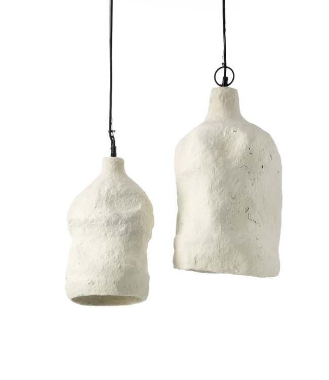 Bazar Bizar Antwerp De Moloko hanglamp - wit - S