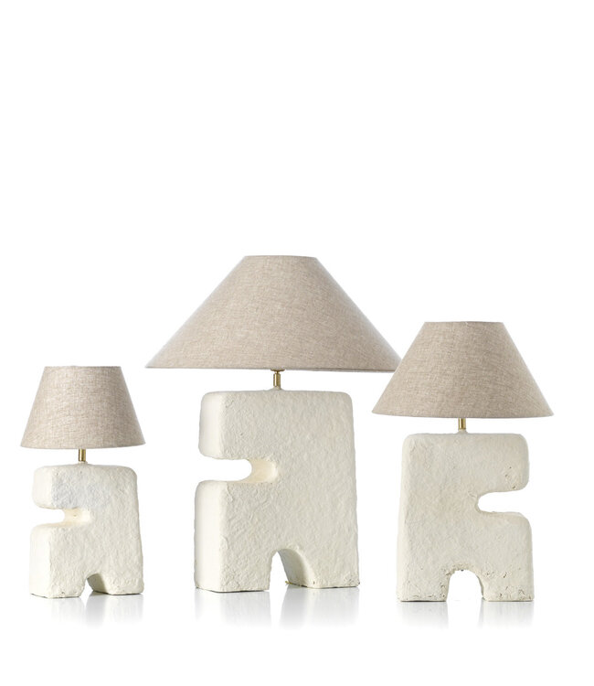 Bazar Bizar Antwerp De L’Objet tafellamp - wit - M