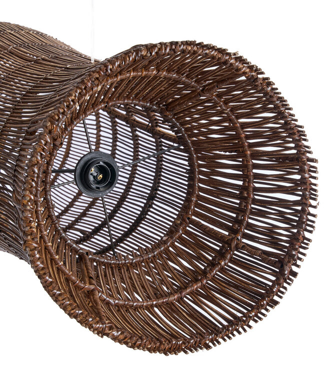 Bazar Bizar Antwerp De Oasis Torenhanglamp - Donkere walnoot - XL