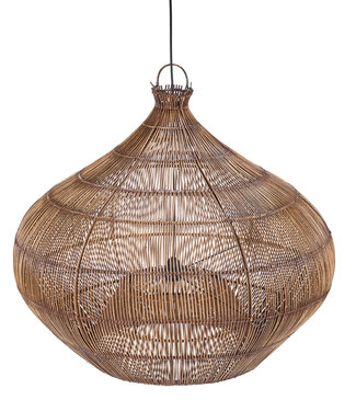 Bazar Bizar Antwerp De Desert Gourd Hanglamp - Donker walnoot - L