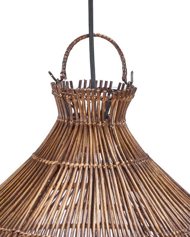 Bazar Bizar Antwerp De Desert Gourd Hanglamp - Donker walnoot - L