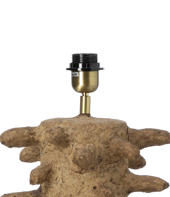 Bazar Bizar Antwerp De Spiketacular tafellamp - modder - M