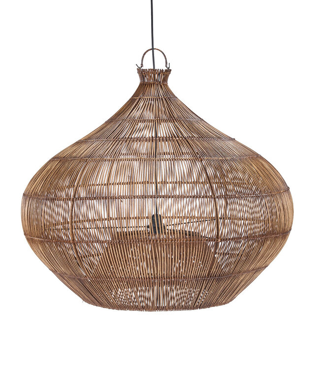 Bazar Bizar Antwerp De Desert Gourd Hanglamp - Donker walnoot - L