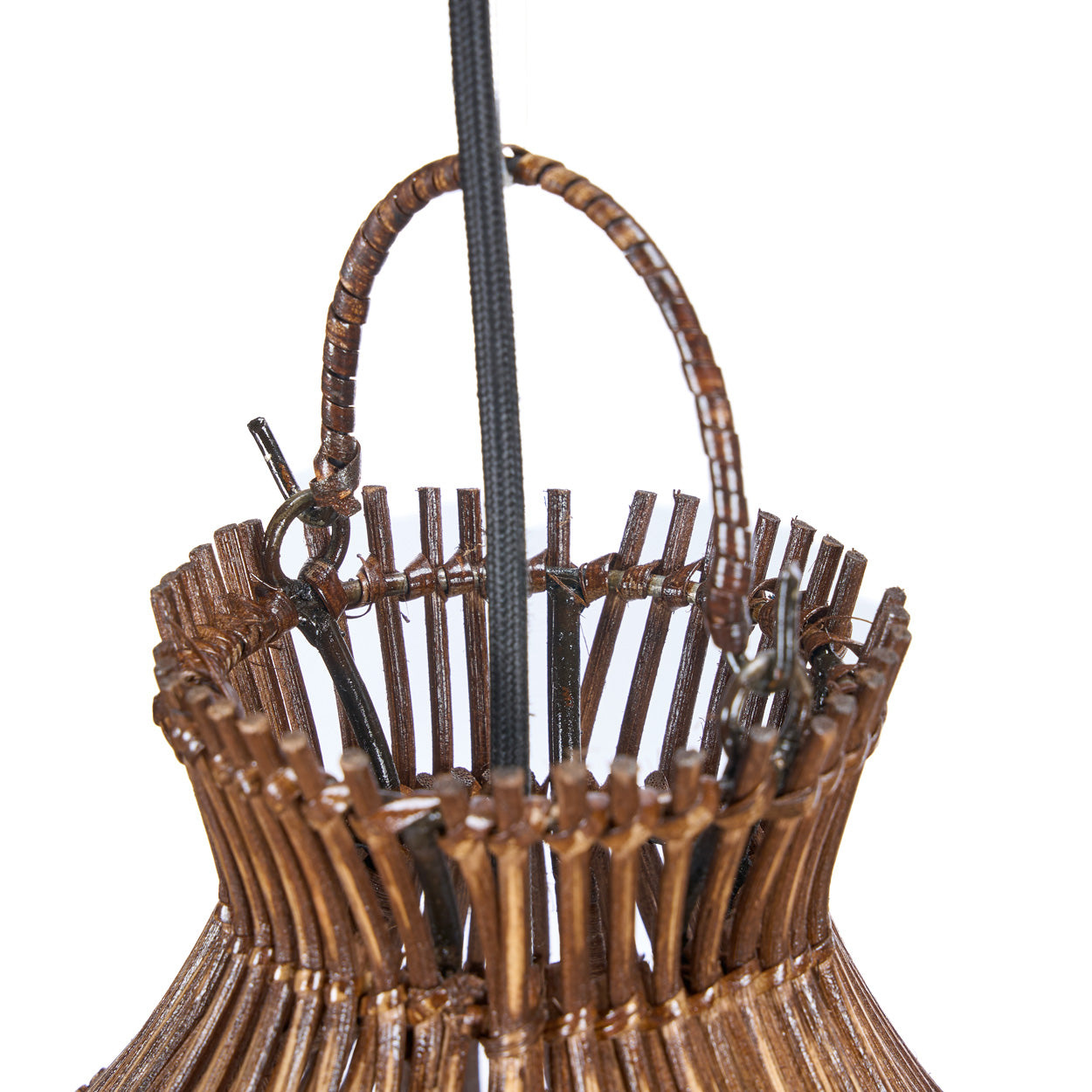 Bazar Bizar Antwerp De Desert Gourd Hanglamp - Donker walnoot - L