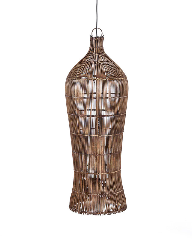 Bazar Bizar Antwerp De Oasis Torenhanglamp - Donkere walnoot - XL