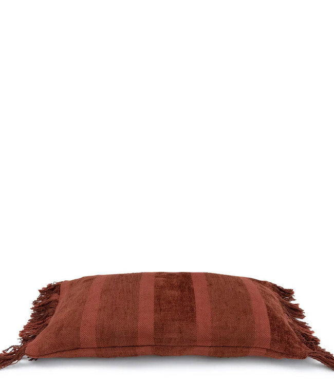 Bazar Bizar Antwerp The Oh My Gee Cushion Cover - Burgundy Velvet - 30x50