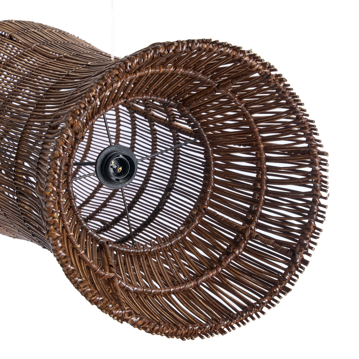 Bazar Bizar Antwerp De Oasis Torenhanglamp - Donkere walnoot - XL