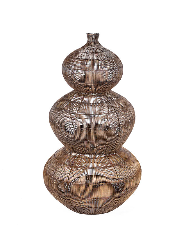 Bazar Bizar Antwerp De Desert Gourd Hanglamp - Donker walnoot - L