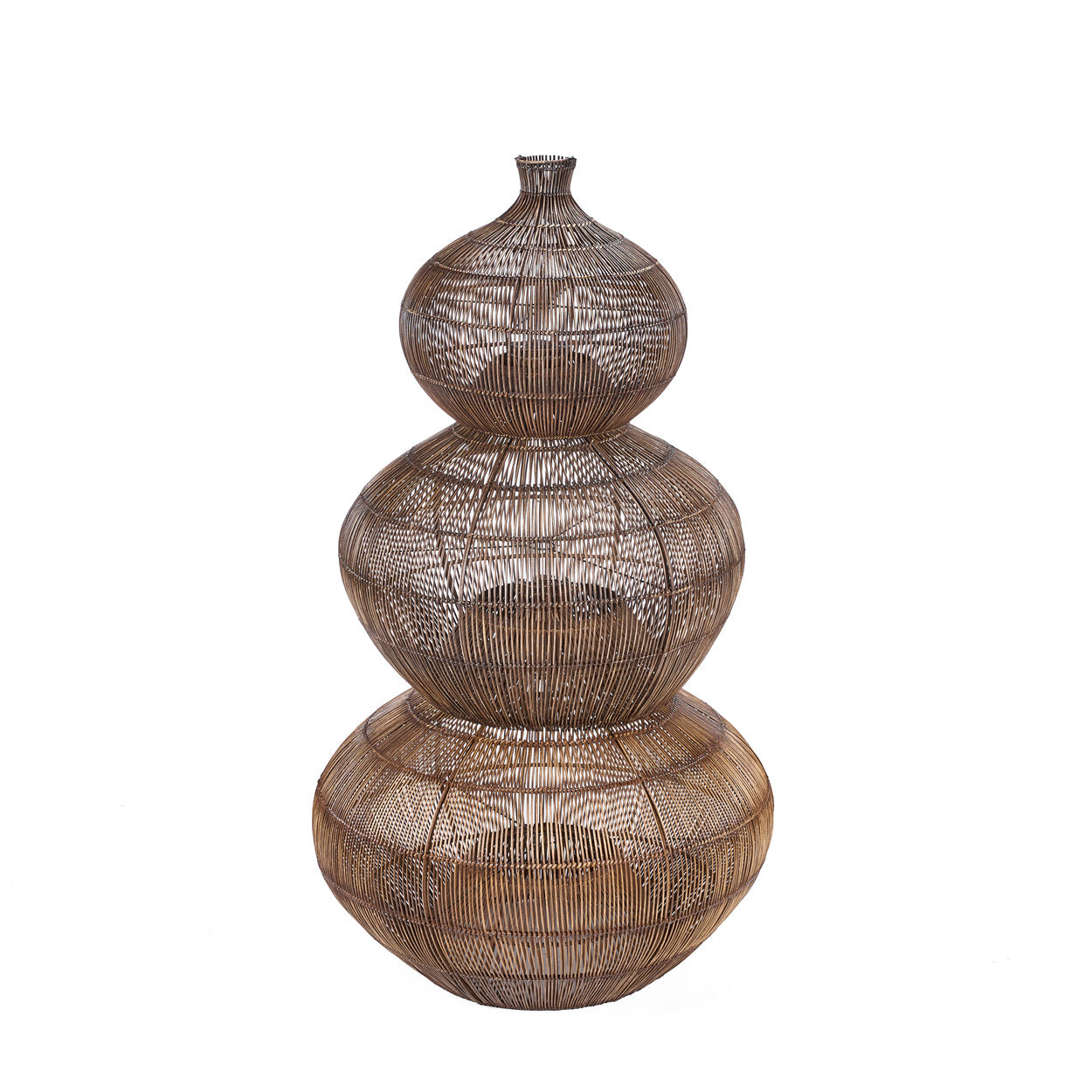 Bazar Bizar Antwerp De Desert Gourd Hanglamp - Donker walnoot - L
