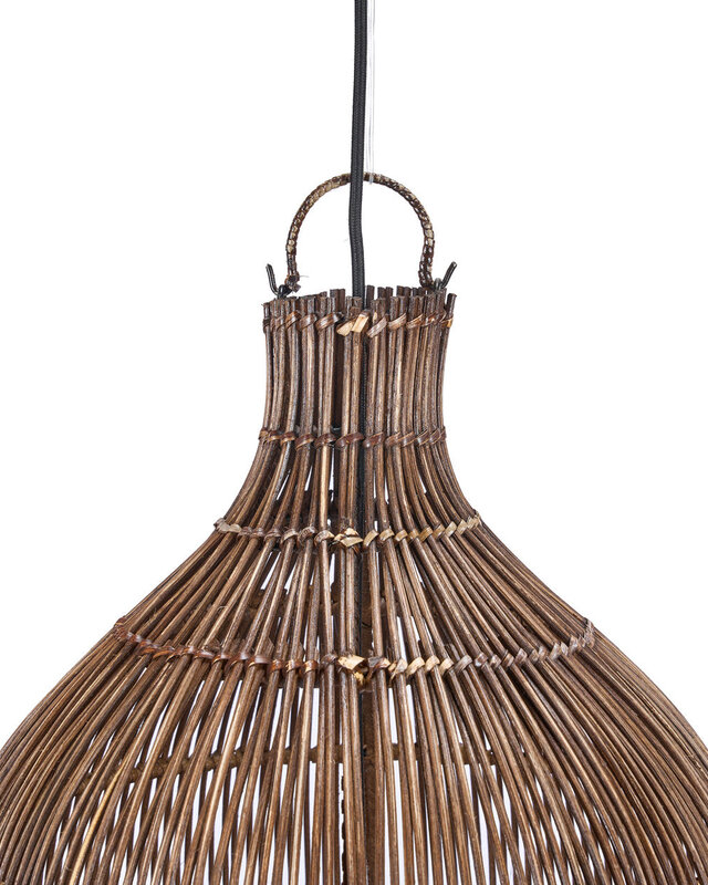Bazar Bizar Antwerp De Oasis Torenhanglamp - Donkere walnoot - XL