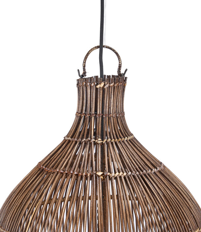 Bazar Bizar Antwerp De Oasis Torenhanglamp - Donkere walnoot - XL