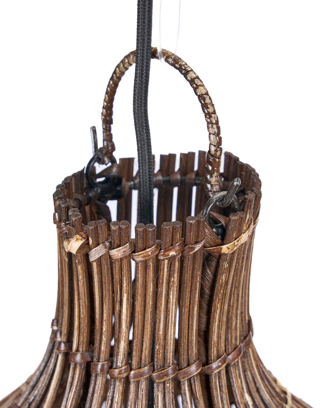 Bazar Bizar Antwerp De Oasis Torenhanglamp - Donkere walnoot - XL