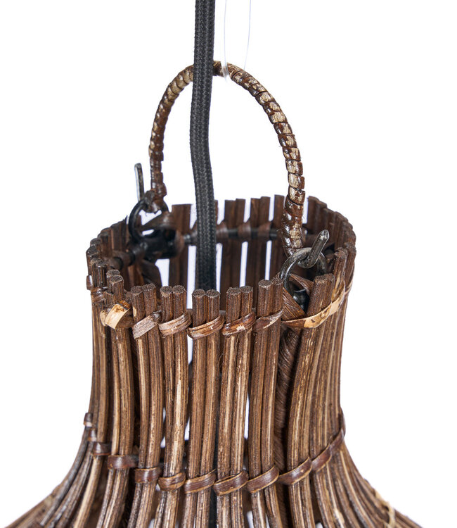 Bazar Bizar Antwerp De Oasis Torenhanglamp - Donkere walnoot - XL