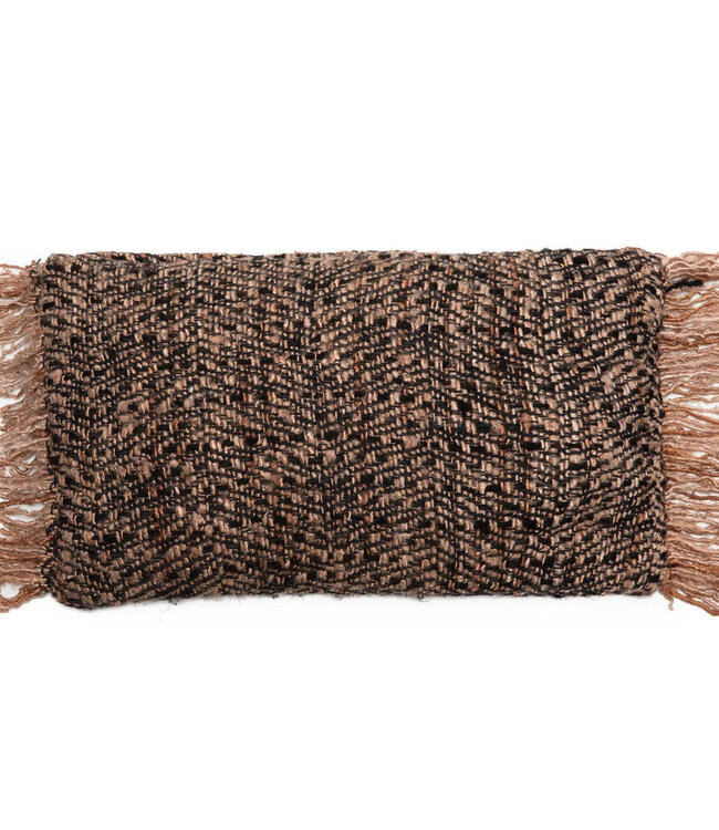 Bazar Bizar Antwerp De Oh My Gee kussenhoes - zwart koper - 30x50 cm