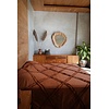 De Berber bedsprei - terracotta - 300x240 cm