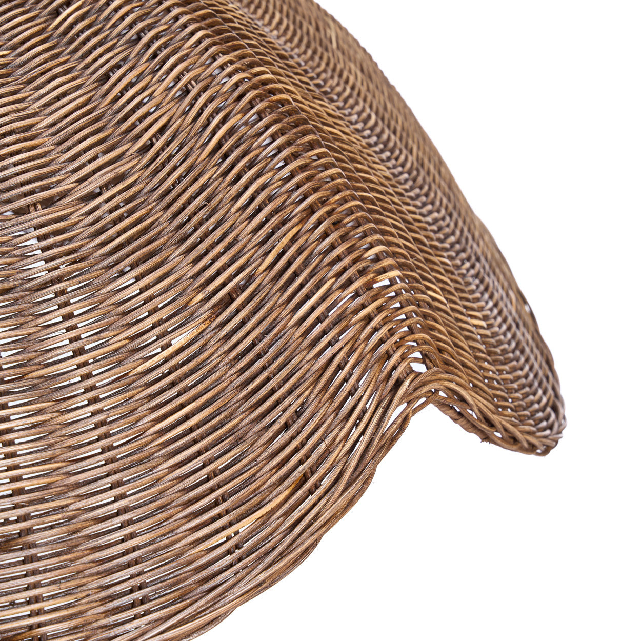 Bazar Bizar Antwerp De Wave-pendellamp - Donkere walnoot - L - 103x40