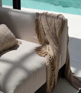 Bazar Bizar Antwerp De s'il vous Plaid - Beige -170x130