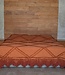 Bazar Bizar Antwerp De Berber bedsprei - terracotta - 300x240 cm