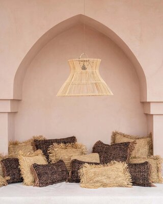 Bazar Bizar Antwerp De Oh My Gee kussenhoes - zwart koper - 30x50 cm