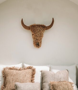 Bazar Bizar Antwerp Oh My Gee kussenhoes - beige - 30x50 cm