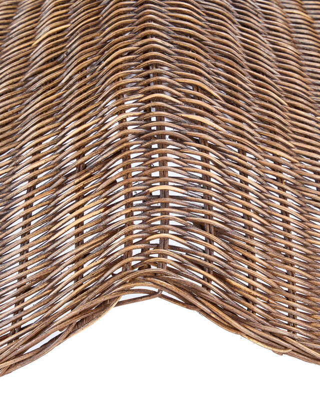 Bazar Bizar Antwerp De Wave-pendellamp - Donkere walnoot - L - 103x40