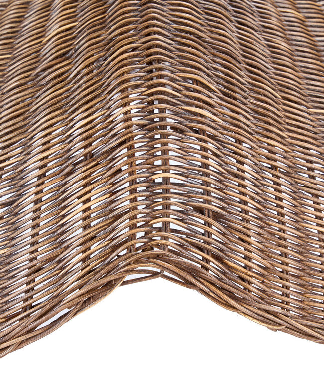 Bazar Bizar Antwerp De Wave-pendellamp - Donkere walnoot - L - 103x40