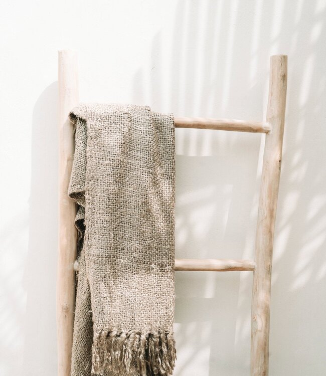 Bazar Bizar Antwerp De s'il vous Plaid - Beige -170x130