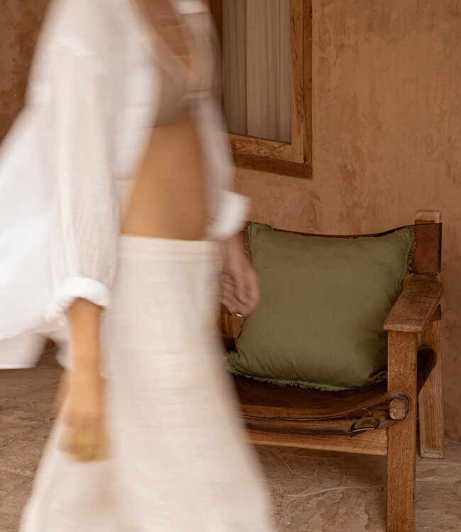 Bazar Bizar Antwerp De Minty Fresh kussenhoes - groen