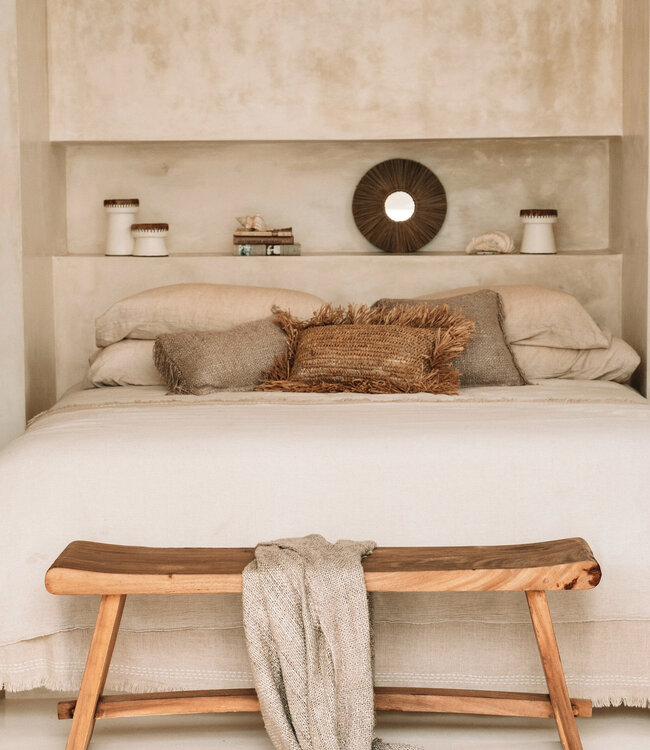 Bazar Bizar Antwerp De s'il vous Plaid - Beige -170x130