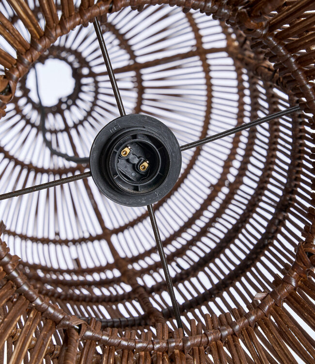 Bazar Bizar Antwerp De Oasis Torenhanglamp - Donkere walnoot - XL