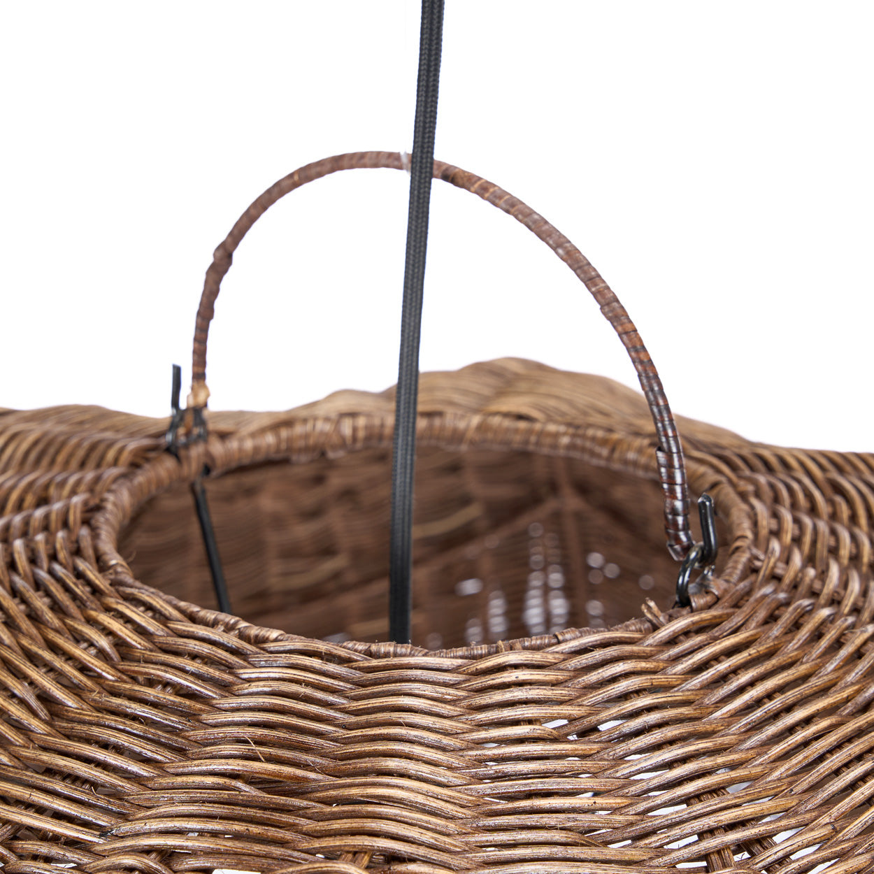 Bazar Bizar Antwerp De Wave-pendellamp - Donkere walnoot - L - 103x40