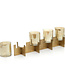 Bazar Bizar Antwerp De Quarta kandelaar - goud - H16,5xB53xD13 cm