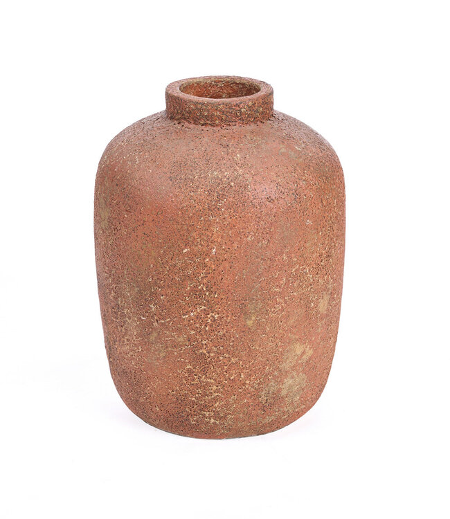 Bazar Bizar Antwerp De Clay Echo-vaas - terracotta - L - 30x40x30 cm