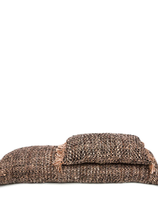 Bazar Bizar Antwerp De Oh My Gee kussenhoes - zwart koper - 30x50 cm