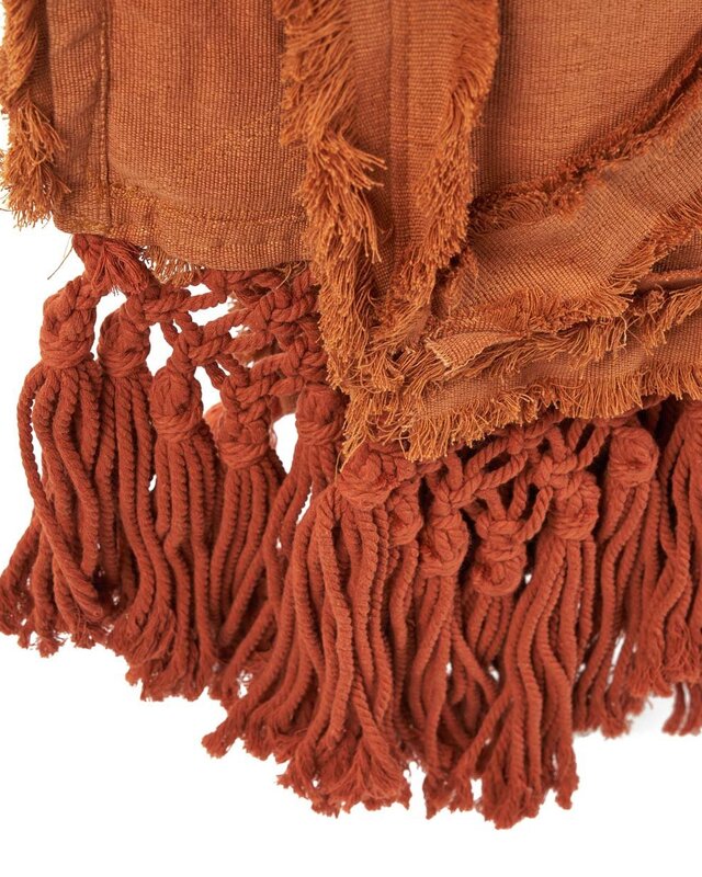 Bazar Bizar Antwerp De Berber bedsprei - terracotta - 300x240 cm