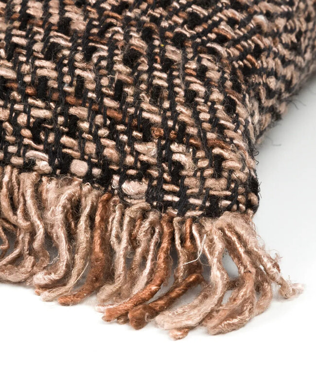 Bazar Bizar Antwerp The Oh My Gee Kussenhoes - Zwart koper - 60x60