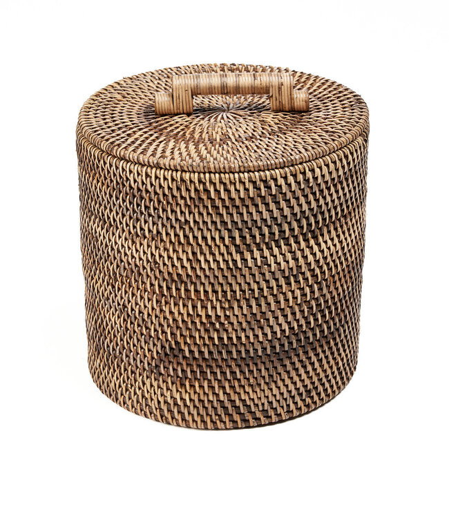 Bazar Bizar Antwerp De lage rotanmand - natuurlijk bruin