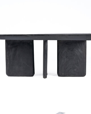 Bazar Bizar Antwerp De Obsidian salontafel - zwart - H45xB100xD50 cm