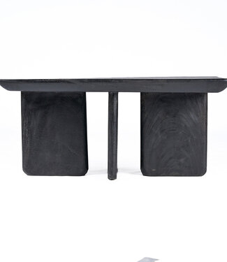 Bazar Bizar Antwerp De Obsidian salontafel - zwart - H45xB100xD50 cm