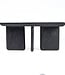 Bazar Bizar Antwerp De Obsidian salontafel - zwart - H45xB100xD50 cm
