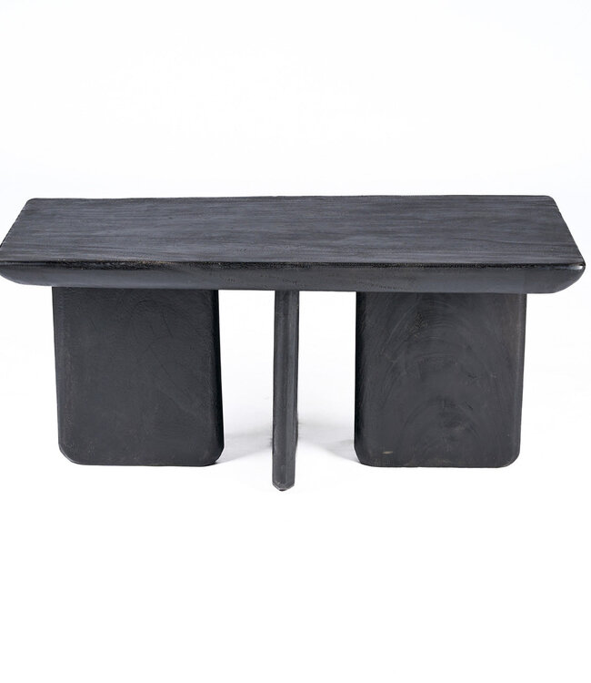 Bazar Bizar Antwerp De Obsidian salontafel - zwart - H45xB100xD50 cm