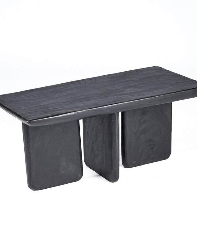 Bazar Bizar Antwerp De Obsidian salontafel - zwart - H45xB100xD50 cm